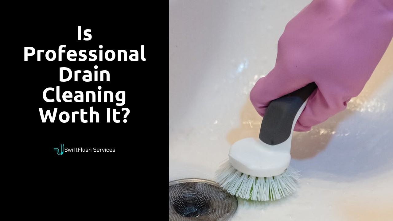 Is professional drain cleaning worth it?